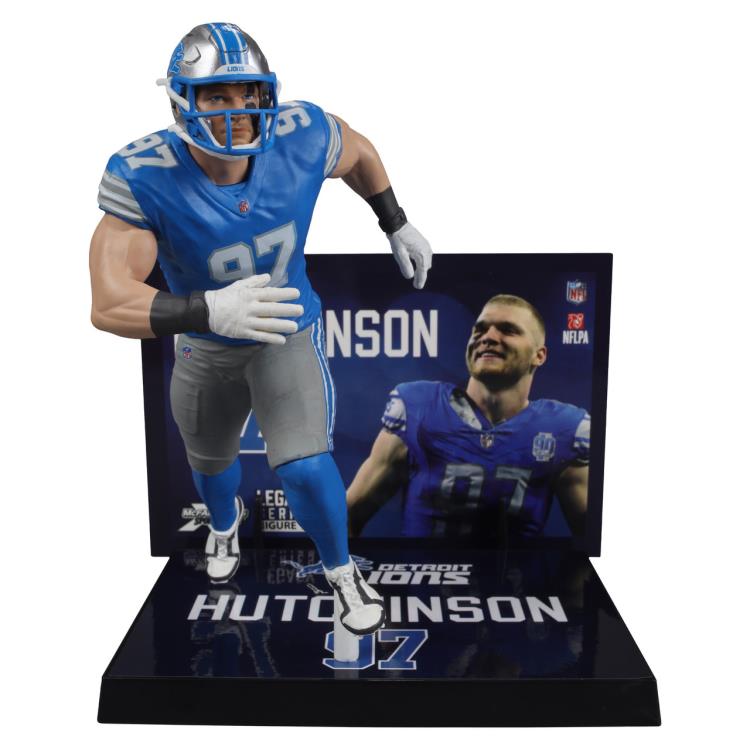 NFL SportsPicks Aiden Hutchinson (Detroit Lions) 7" Posed Figure Gallery Image 3