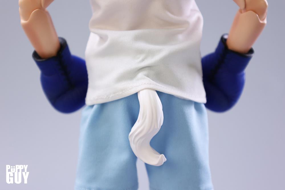 Puppy Guy 01 White Samoyed 1/6 Scale Action Figure Gallery Image 11