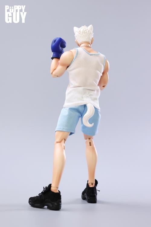 Puppy Guy 01 White Samoyed 1/6 Scale Action Figure Gallery Image 6