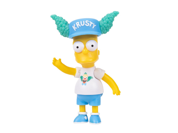 The Simpsons Bart (Krusty the Clown Hat) 2.5-Inch Scale Action Figure Gallery Image 1