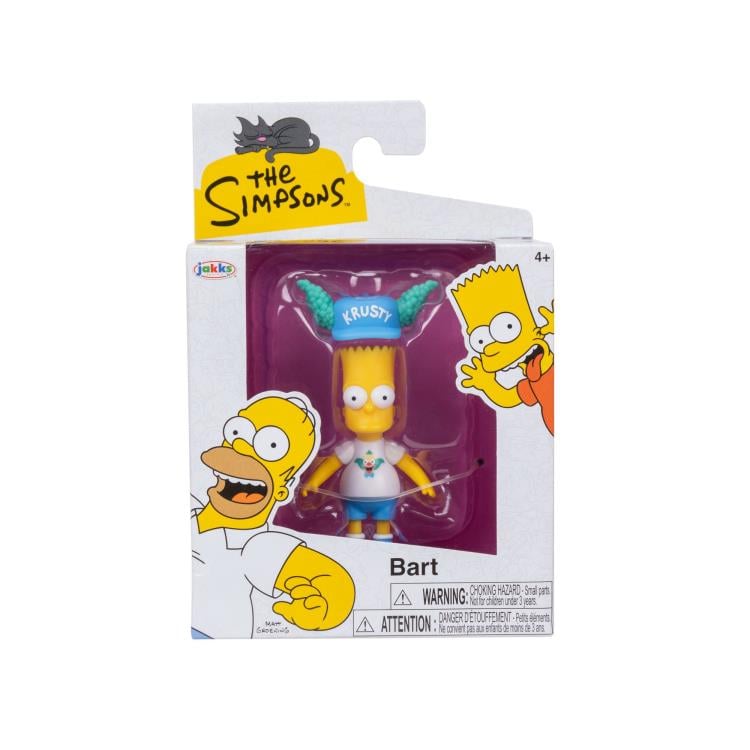 The Simpsons Bart (Krusty the Clown Hat) 2.5-Inch Scale Action Figure Gallery Image 5