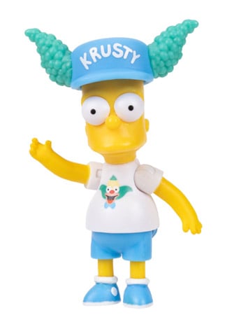 The Simpsons Bart (Krusty the Clown Hat) 2.5-Inch Scale Action Figure Gallery Image 2