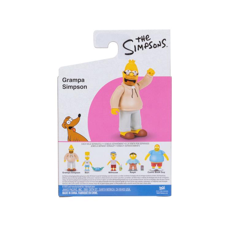 The Simpsons 2.5" Grampa Simpson Action Figure Gallery Image 6