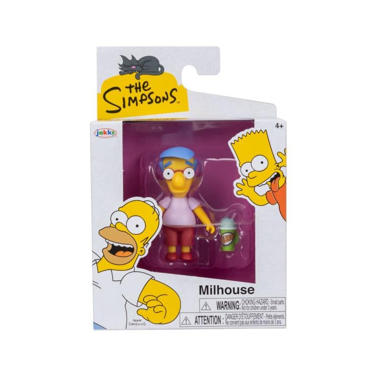 The Simpsons 2.5" Milhouse with Squishy Action Figure Gallery Image 4