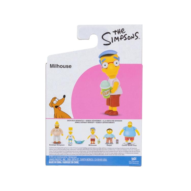 The Simpsons 2.5" Milhouse with Squishy Action Figure Gallery Image 5