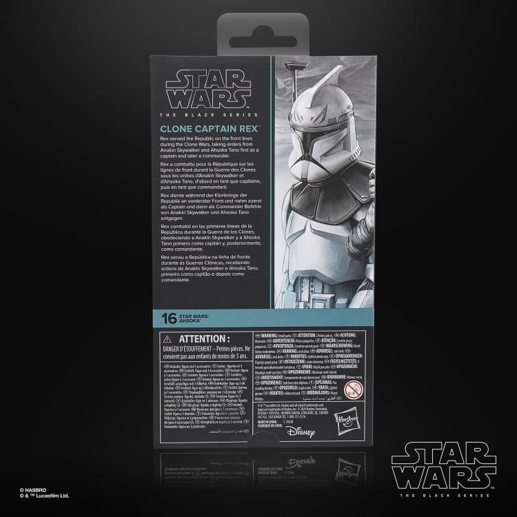 Star Wars: The Black Series 6" Clone Captain Rex (Ahsoka) Action Figure Gallery Image 12