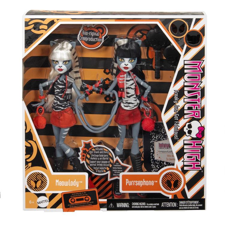 Monster High Boo-riginal Creeproduction Meowlody & Purrsephone Doll Two-Pack Gallery Image 10