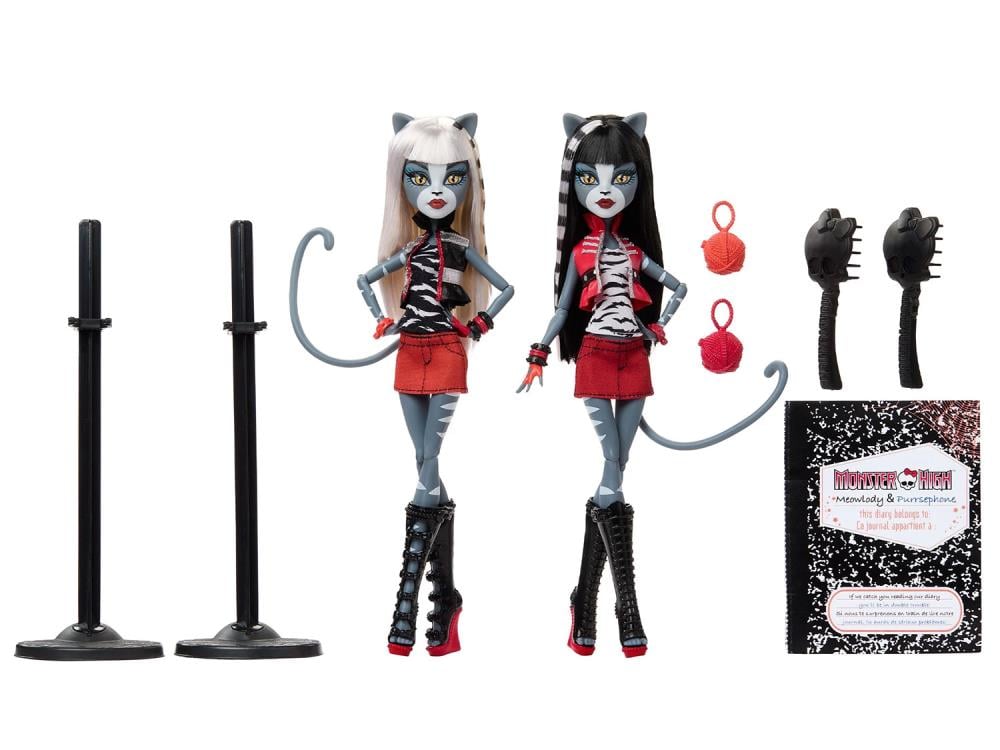 Monster High Boo-riginal Creeproduction Meowlody & Purrsephone Doll Two-Pack Gallery Image 8