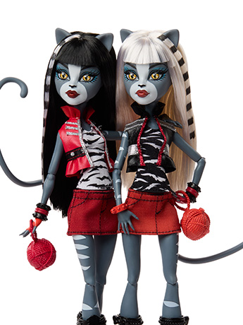 Monster High Boo-riginal Creeproduction Meowlody & Purrsephone Doll Two-Pack Gallery Image 2