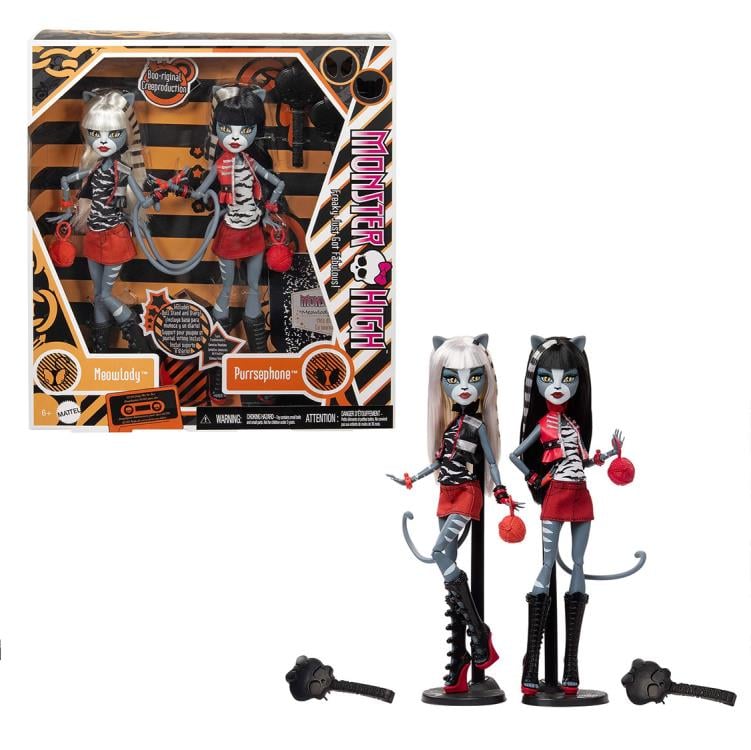 Monster High Boo-riginal Creeproduction Meowlody & Purrsephone Doll Two-Pack Gallery Image 9