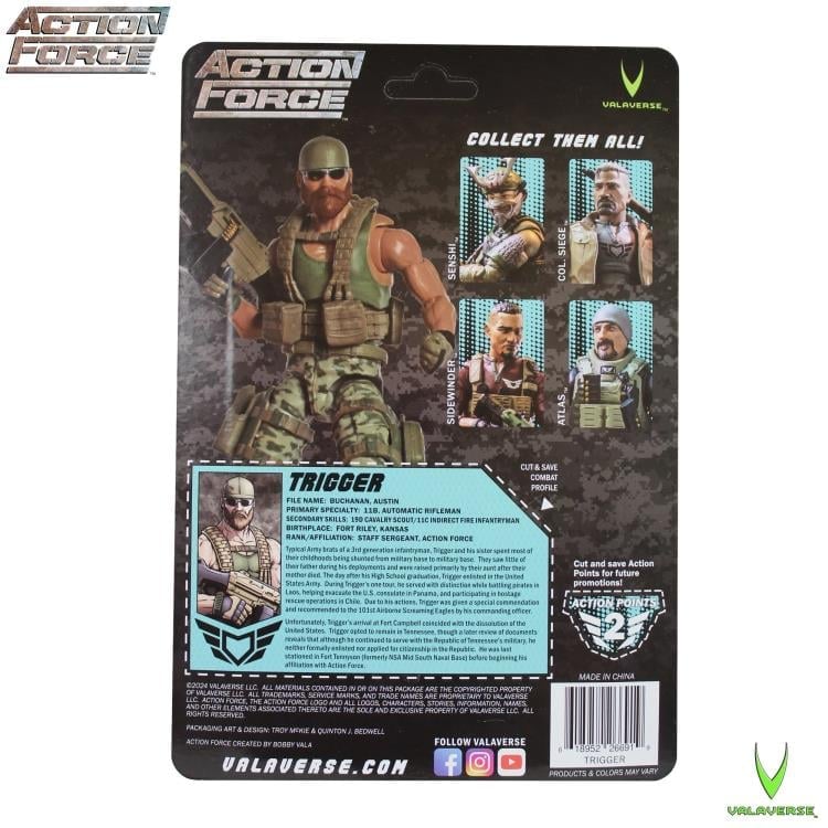 Action Force Trigger 1/12 Scale Action Figure (Reissue) Gallery Image 5