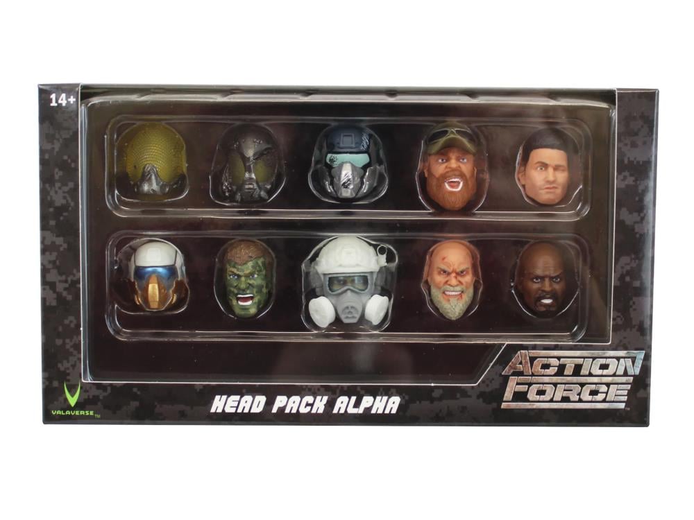 Action Force Head Pack (Alpha) 1/12 Scale Accessory Set Gallery Image 3