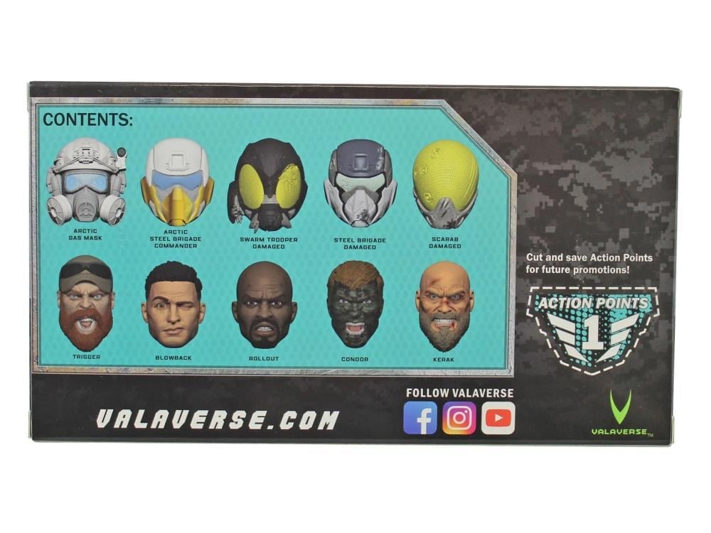 Action Force Head Pack (Alpha) 1/12 Scale Accessory Set Gallery Image 4