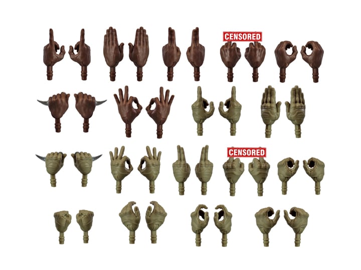 Action Force Hand Pack (Bravo) 1/12 Scale Accessory Set Gallery Image 1