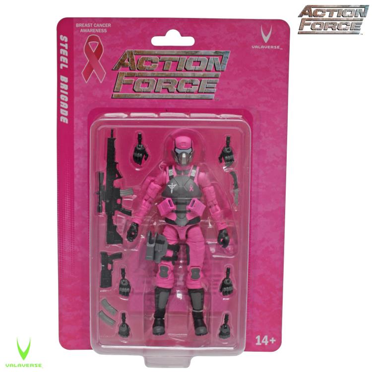 Action Force Female Steel Brigade Soldier (Breast Cancer Awareness Ver.) 1/12 Scale Action Figure Gallery Image 5
