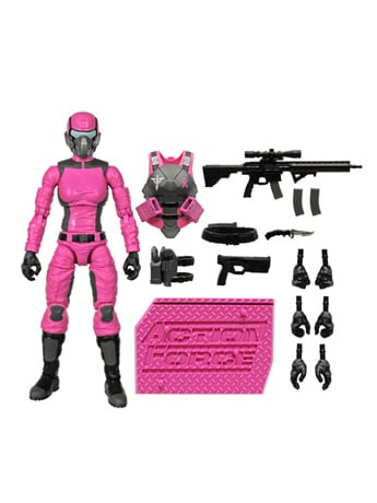 Action Force Female Steel Brigade Soldier (Breast Cancer Awareness Ver.) 1/12 Scale Action Figure Gallery Image 2