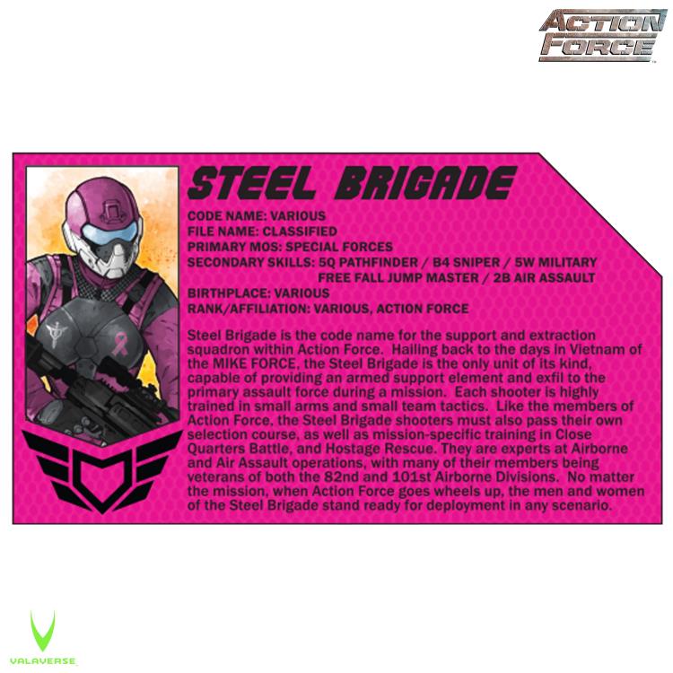 Action Force Female Steel Brigade Soldier (Breast Cancer Awareness Ver.) 1/12 Scale Action Figure Gallery Image 7