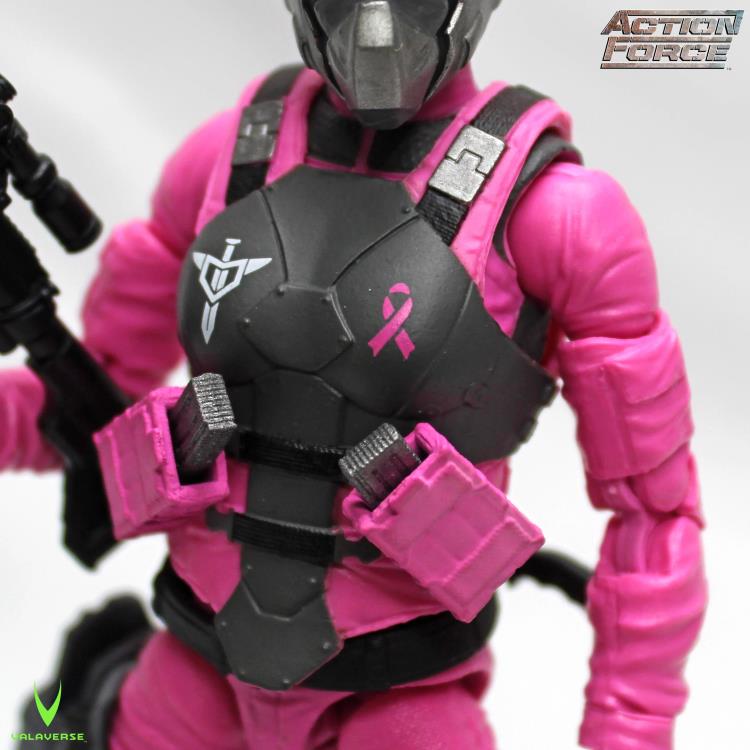 Action Force Female Steel Brigade Soldier (Breast Cancer Awareness Ver.) 1/12 Scale Action Figure Gallery Image 4