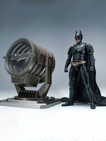 The Dark Knight Batman and Bat-Signal Deluxe 1/12 Scale Model Kit