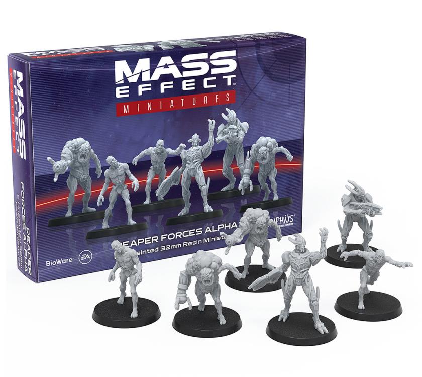 Mass Effect: The Board Game Reaper Forces Alpha Resin Miniatures Set Gallery Image 3