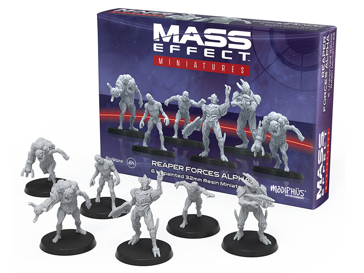 Mass Effect: The Board Game Reaper Forces Alpha Resin Miniatures Set Gallery Image 1