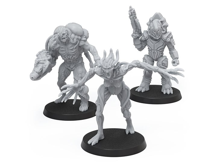 Mass Effect: The Board Game Priority Threats Beta Resin Miniatures Set Gallery Image 1