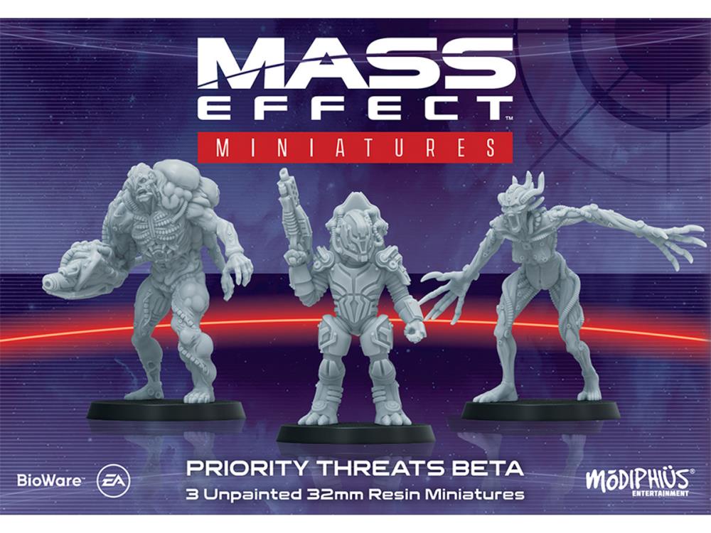 Mass Effect: The Board Game Priority Threats Beta Resin Miniatures Set Gallery Image 5