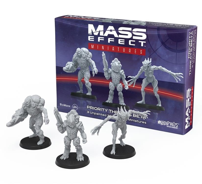 Mass Effect: The Board Game Priority Threats Beta Resin Miniatures Set Gallery Image 4