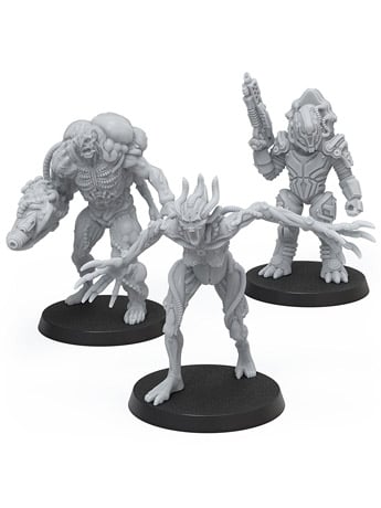 Mass Effect: The Board Game Priority Threats Beta Resin Miniatures Set Gallery Image 2