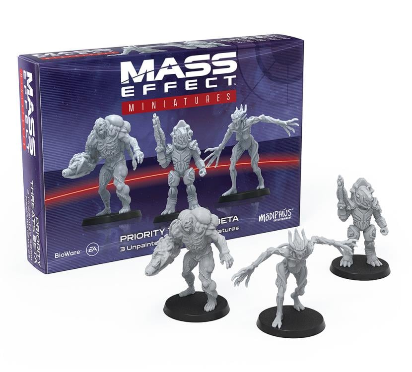 Mass Effect: The Board Game Priority Threats Beta Resin Miniatures Set Gallery Image 3