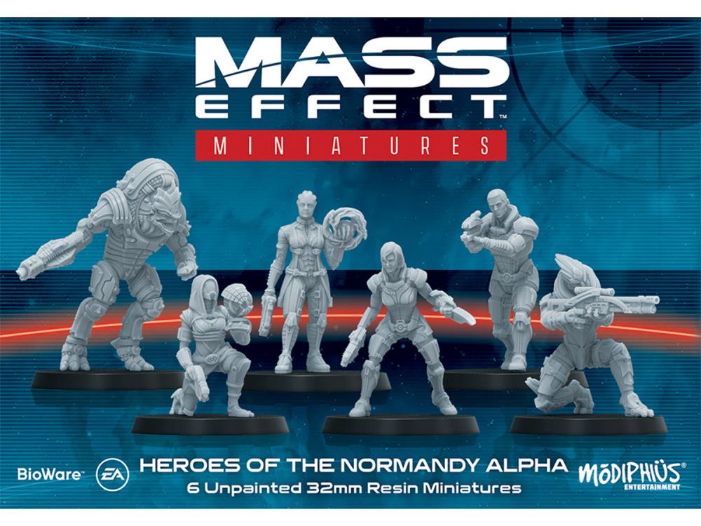 Mass Effect: The Board Game Heroes of the Normandy Alpha Resin Miniatures Set Gallery Image 4