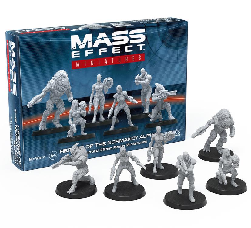 Mass Effect: The Board Game Heroes of the Normandy Alpha Resin Miniatures Set Gallery Image 3