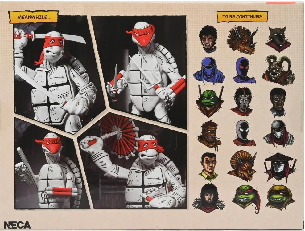 Teenage Mutant Ninja Turtles The First Sketch Turtles (Black & White) Action Figure Two-Pack Gallery Image 19