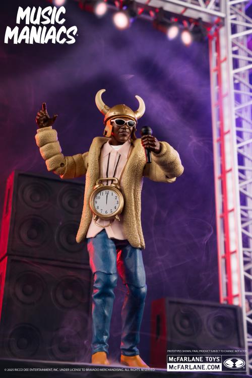 Flavor Flav Music Maniacs Hip Hop 6" Limited Edition Action Figure Gallery Image 8