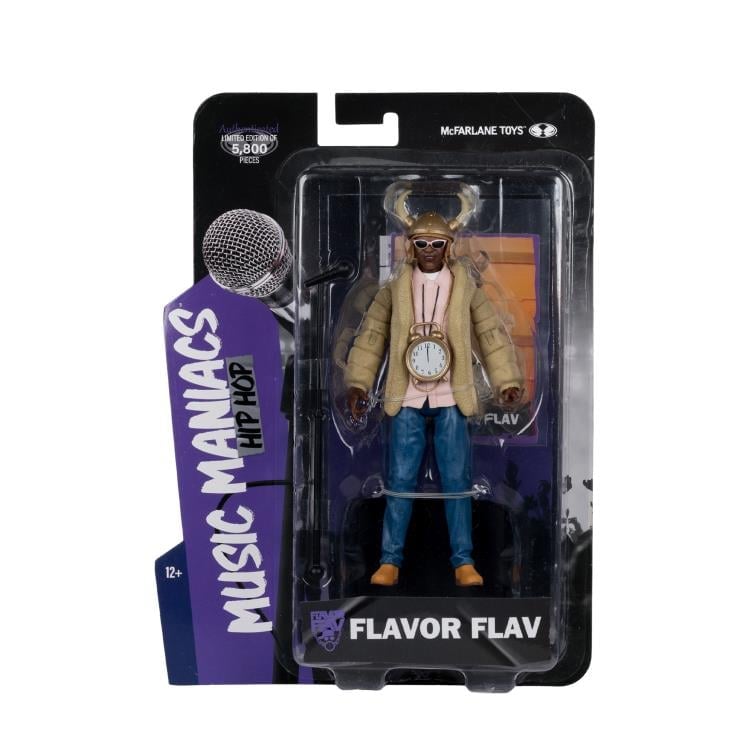 Flavor Flav Music Maniacs Hip Hop 6" Limited Edition Action Figure Gallery Image 17