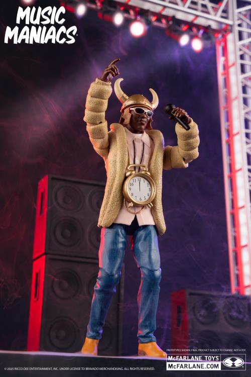 Flavor Flav Music Maniacs Hip Hop 6" Limited Edition Action Figure Gallery Image 7