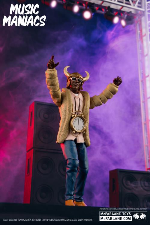 Flavor Flav Music Maniacs Hip Hop 6" Limited Edition Action Figure Gallery Image 3