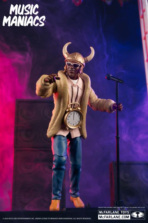 Flavor Flav Music Maniacs Hip Hop 6" Limited Edition Action Figure Gallery Image 9
