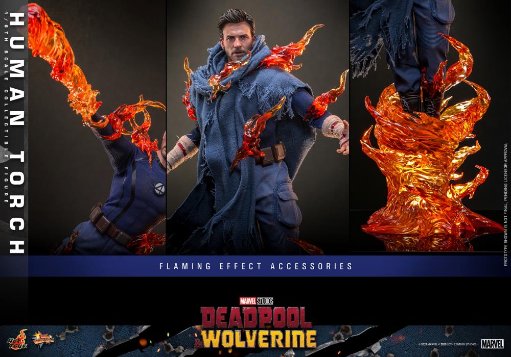 Deadpool & Wolverine MMS789 Human Torch 1/6th Scale Collectible Figure Gallery Image 19