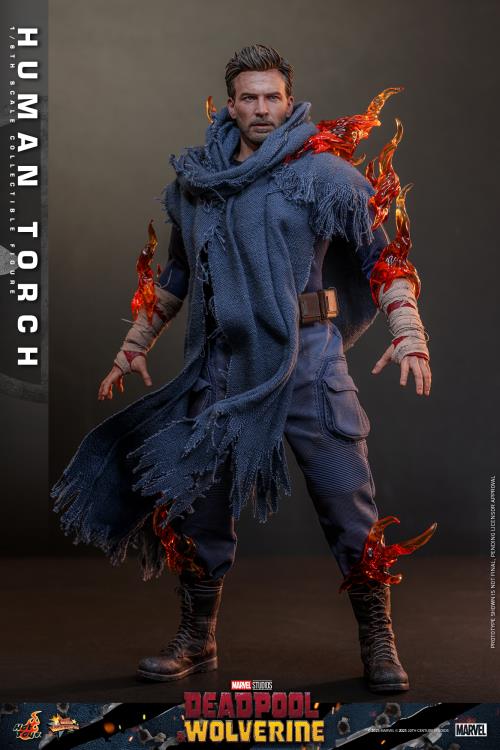 Deadpool & Wolverine MMS789 Human Torch 1/6th Scale Collectible Figure Gallery Image 6