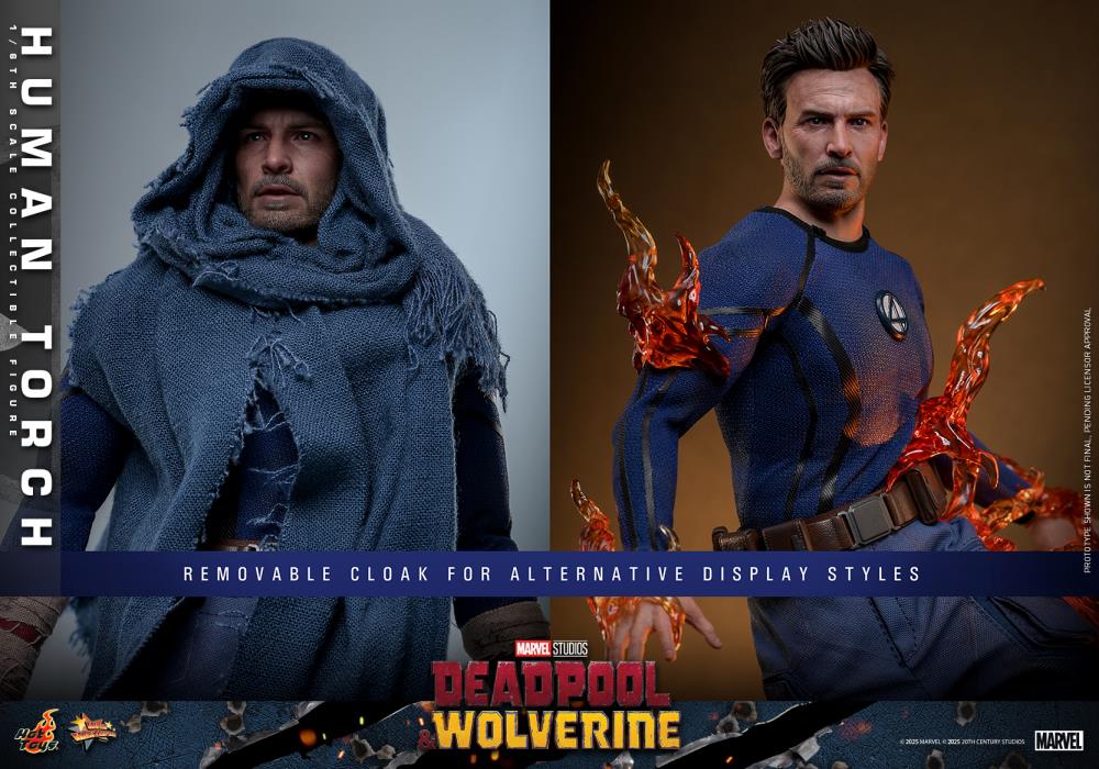 Deadpool & Wolverine MMS789 Human Torch 1/6th Scale Collectible Figure Gallery Image 18