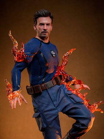 Deadpool & Wolverine MMS789 Human Torch 1/6th Scale Collectible Figure Gallery Image 2