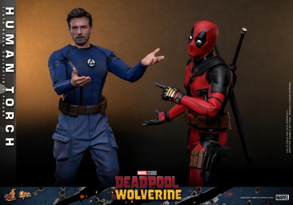 『デッドプール＆ウルヴァリン』ヒューマン・トーチ　パンツのみ Deadpool & Wolverine MMS789 Human Torch 1/6th Scale Collectible Figure