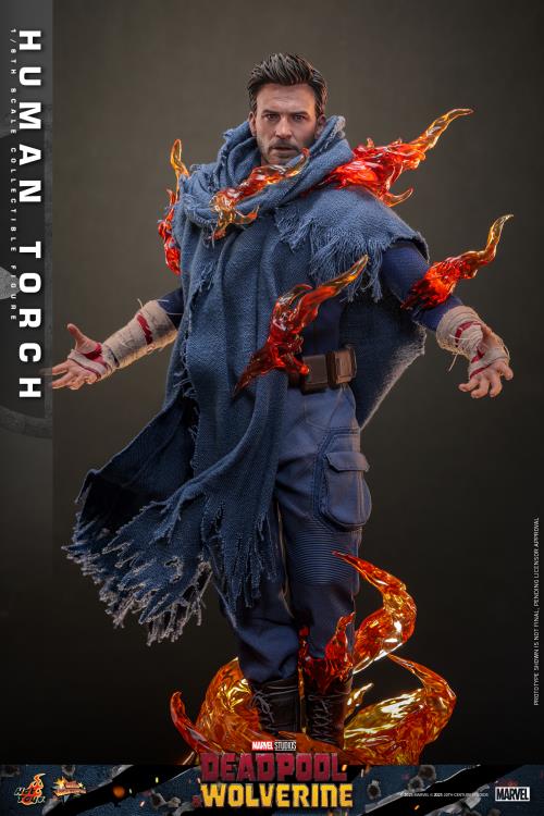 Deadpool & Wolverine MMS789 Human Torch 1/6th Scale Collectible Figure Gallery Image 5