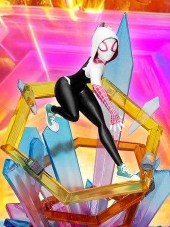 Spider-Man: Across the Spider-Verse D-Stage DS-163 Gwen Stacy Statue Gallery Image 2