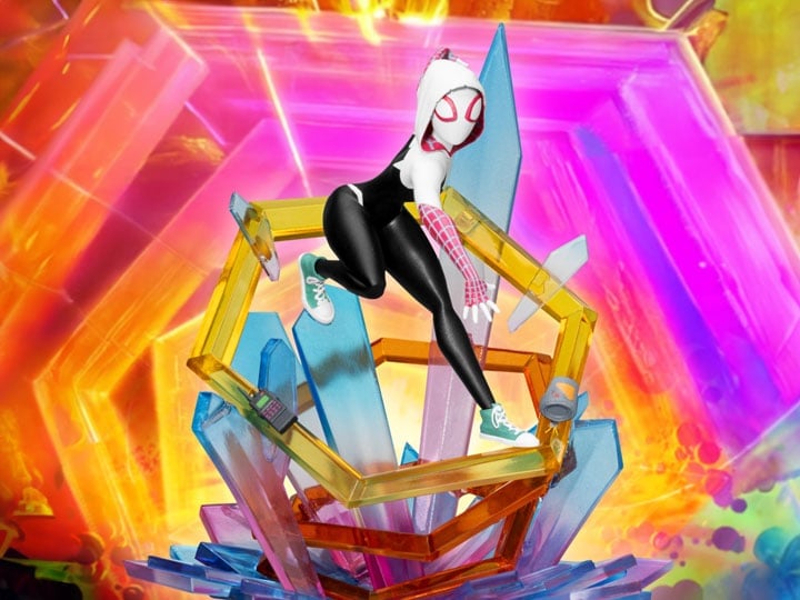 Spider-Man: Across the Spider-Verse D-Stage DS-163 Gwen Stacy Statue Gallery Image 1