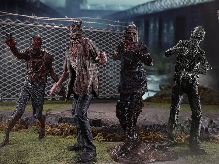 The Walking Dead (TV Series) Walkers Figure Four-Pack Gallery Image 1