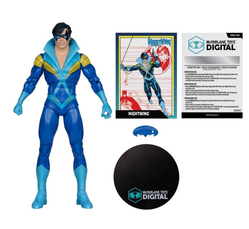 The New Teen Titans Nightwing 7" Action Figure (with Digital Code) Gallery Image 11