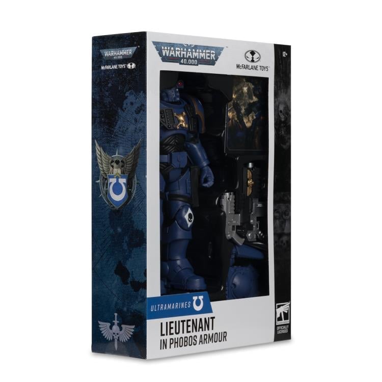 Warhammer 40,000 Ultramarines Lieutenant in Phobos Armor Action Figure Gallery Image 14