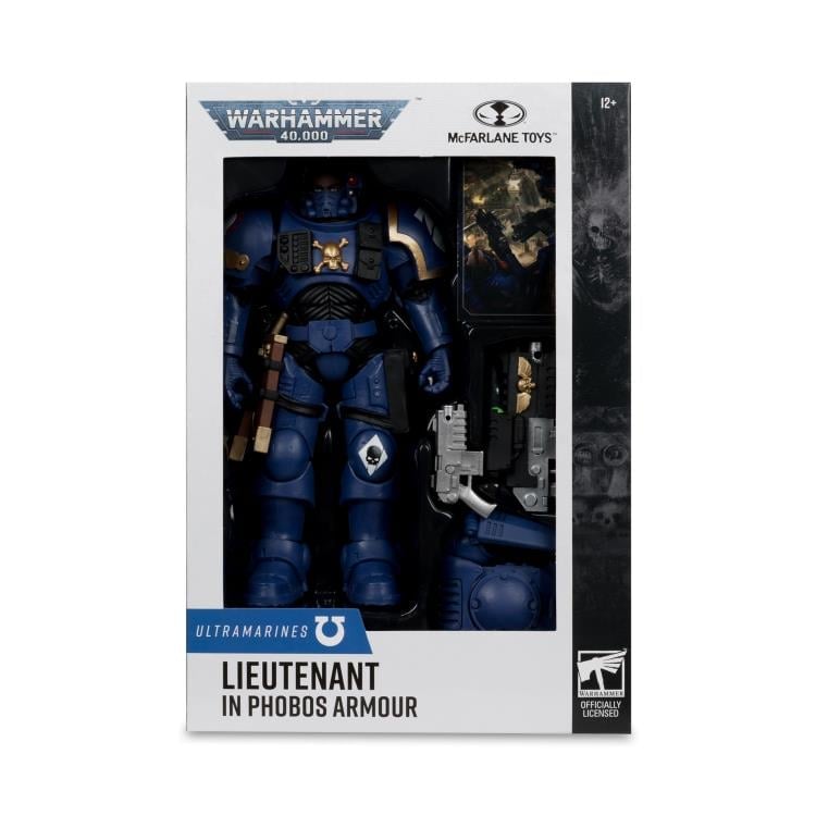 Warhammer 40,000 Ultramarines Lieutenant in Phobos Armor Action Figure Gallery Image 13
